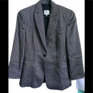 Vintage Armani Pinstripe Jacket Blazer Amazing